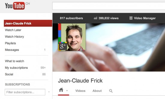 Youtube JCFRICK Channel