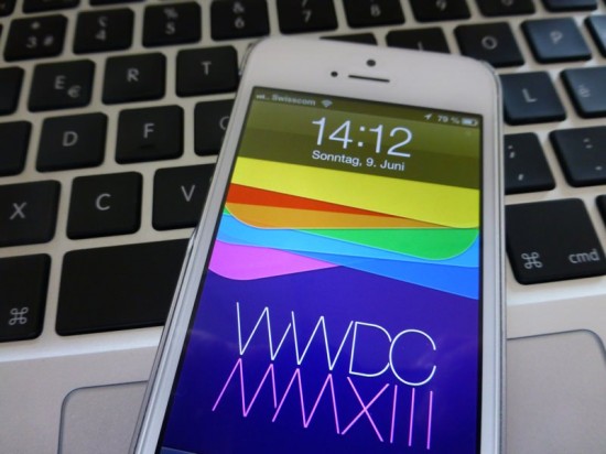 WWDC Logo on iPhone 5