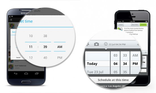Buffer Custom Scheduling Mobile App