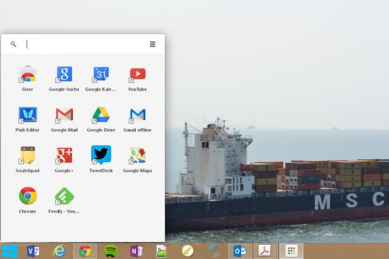 Chrome Web launcher for Windows