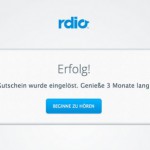 3 Monate kostenloses Musikstreaming von Rdio & Umfrage zu Musikdiensten