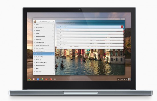 Wunderlist Chrome Packaged App