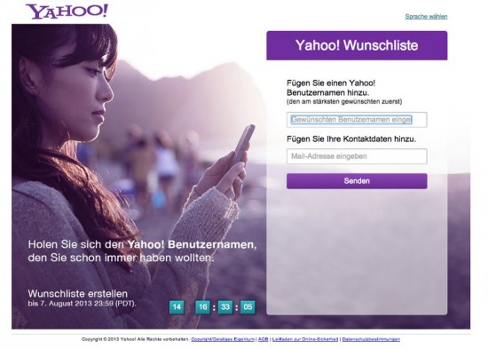 Yahoo Usernames