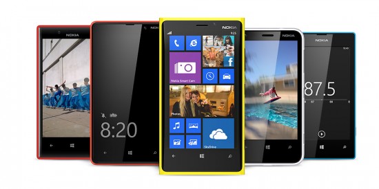 Nokia Lumia Windows Phone 8 Smartphones