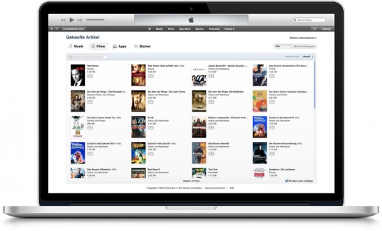 iTunes in the Cloud Film Download