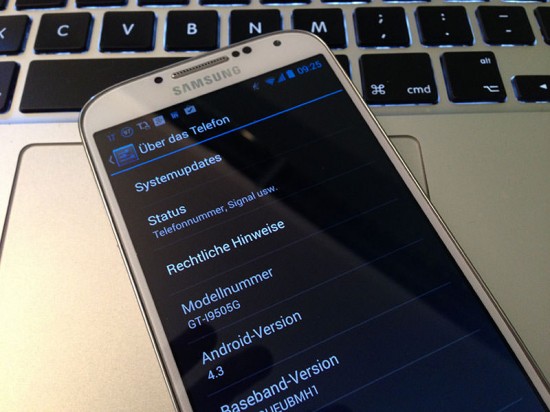 Samsung Galaxy S4GE Android 4.3