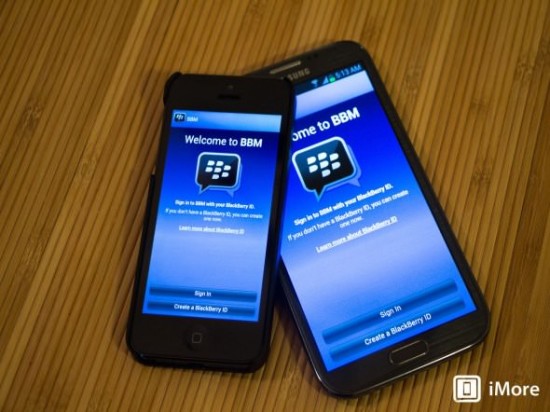 BBM on Android and iOS