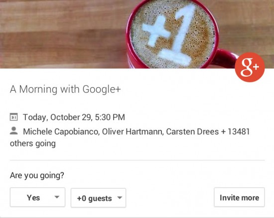 Google+-Event