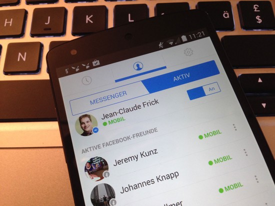 Facebook Messenger für Android on Nexus 5