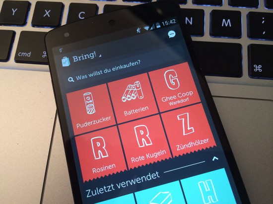 Bring für Android auf Nexus 5