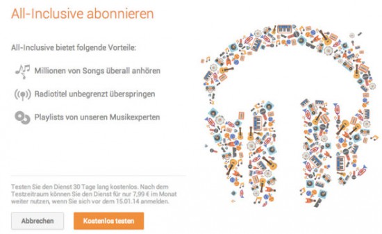 Google Music All Access D