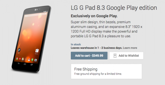 LG G Pad 8_3 Google Play Edition