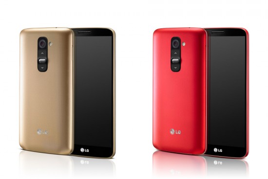 LG G2 rot und gold