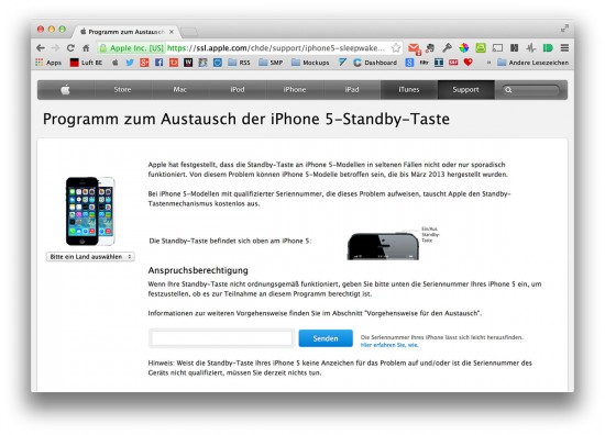 Apple-iPhone-5-Austausch-Programm