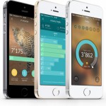 Breeze App für iPhone 5S: Schrittzähler in schön