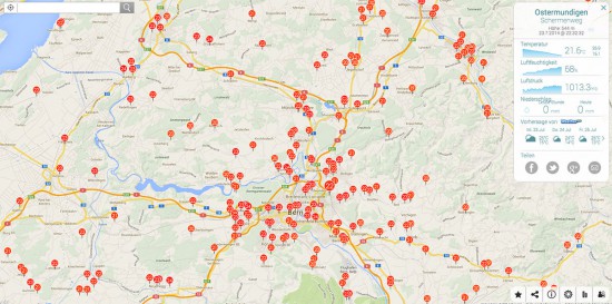 Netatmo-Wetterkarte-Schweiz