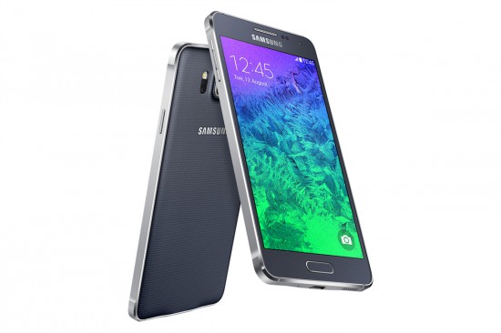 Samsung Galaxy Alpha front back