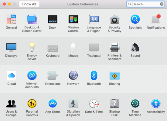 OS X Yosemite DP6 Icons