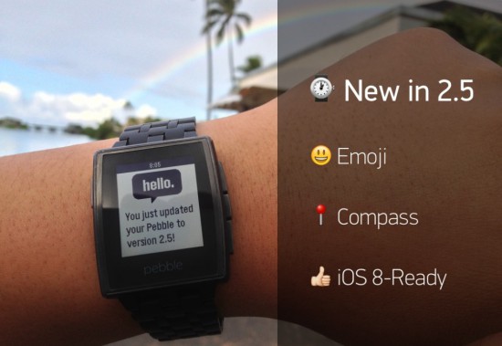 Pebble Firmware Update V2.5