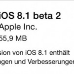 Apple veröffentlicht iOS 8.1 Beta 2 für Entwickler