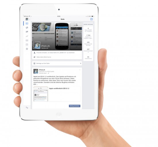 Facebook-Seiten-App-iPad-2