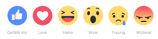 Facebook Reactions Icons