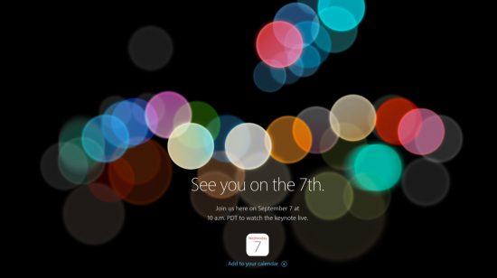 Apple iPhone 7 Keynote Livestream