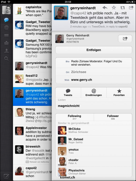 Twitter for iPad